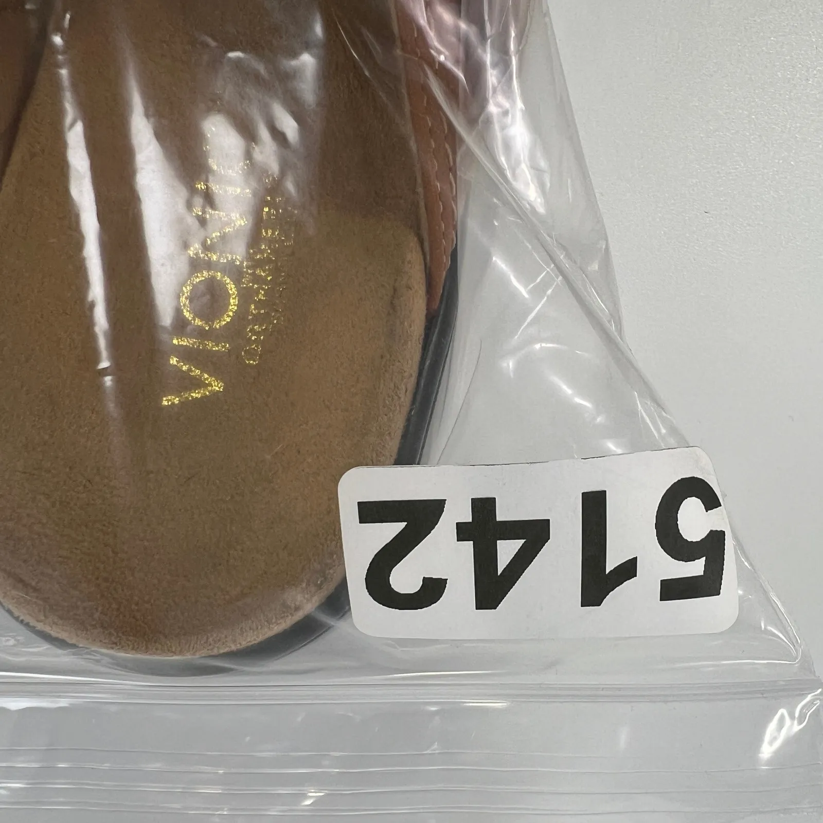 Vionic Orthotic Leather Clog‎ Mules Women's 7 EU 38 Tan Cognac Adjustable Buckle - Image 9