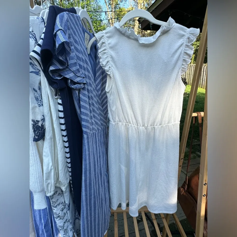 White Caution to the Wind Dress - Image 2