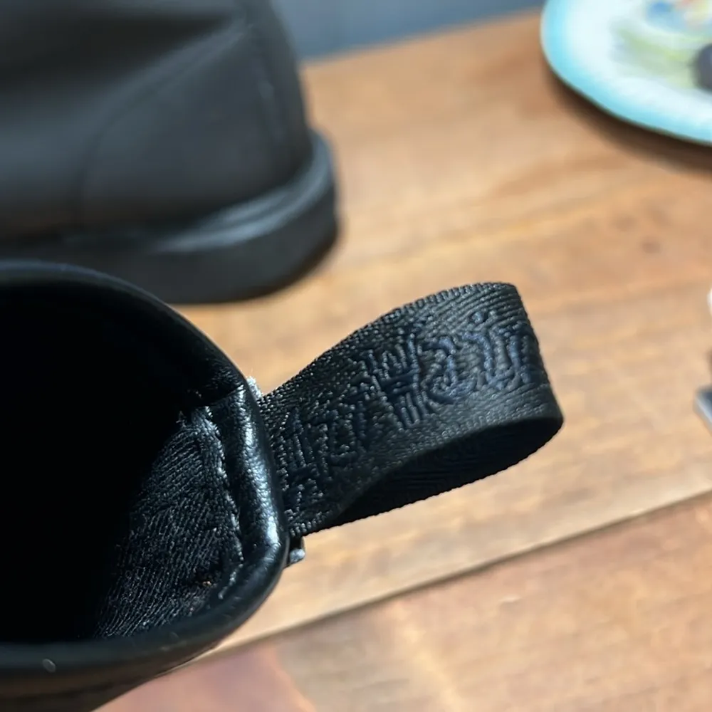 NWOB Dr. Martens WHITON reflective combat moto boots size 7 darker at night - Image 7