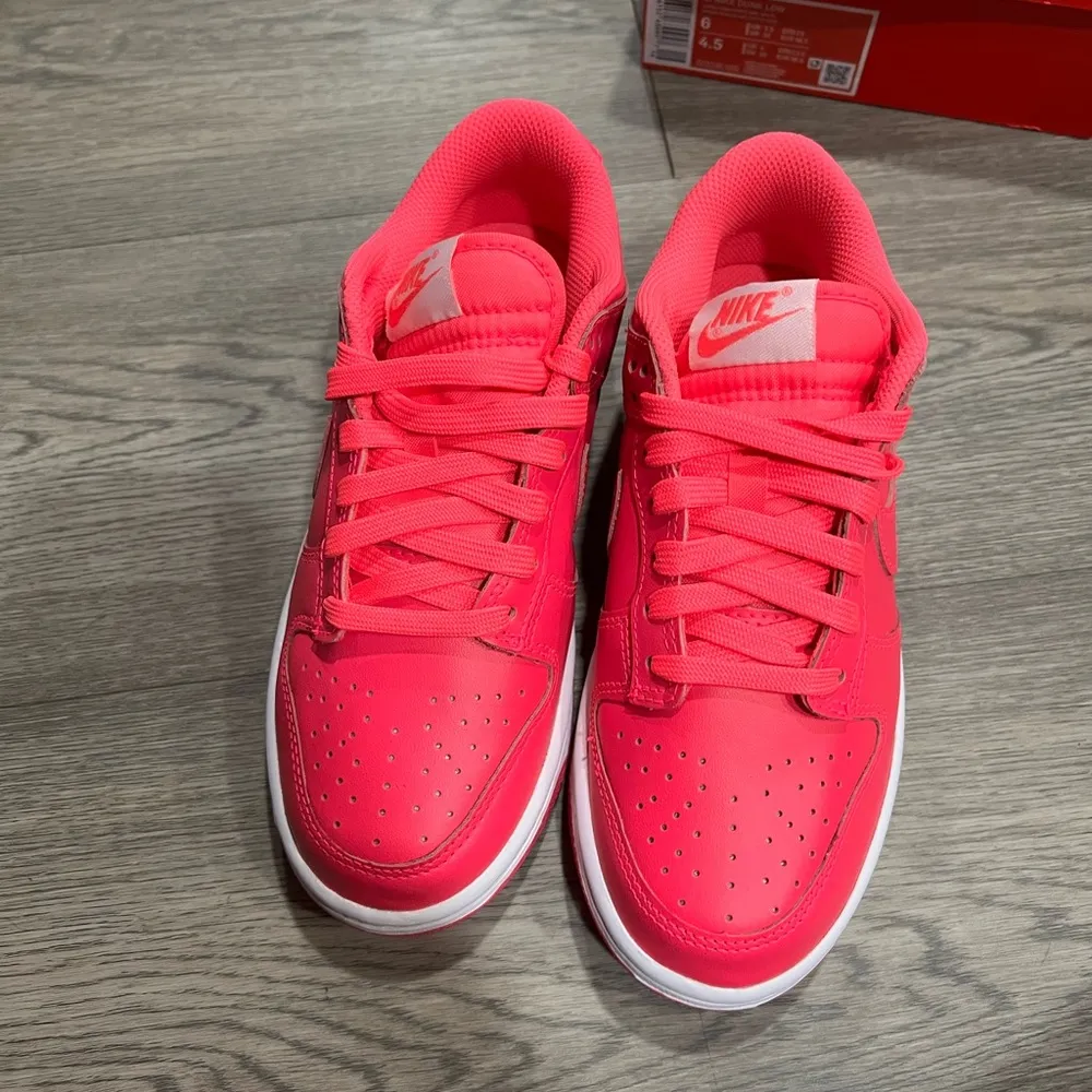 Nike Dunk Low Hyper Pink Sneakers DZ5196-600 Women’s Size 6 New with Box - Image 3