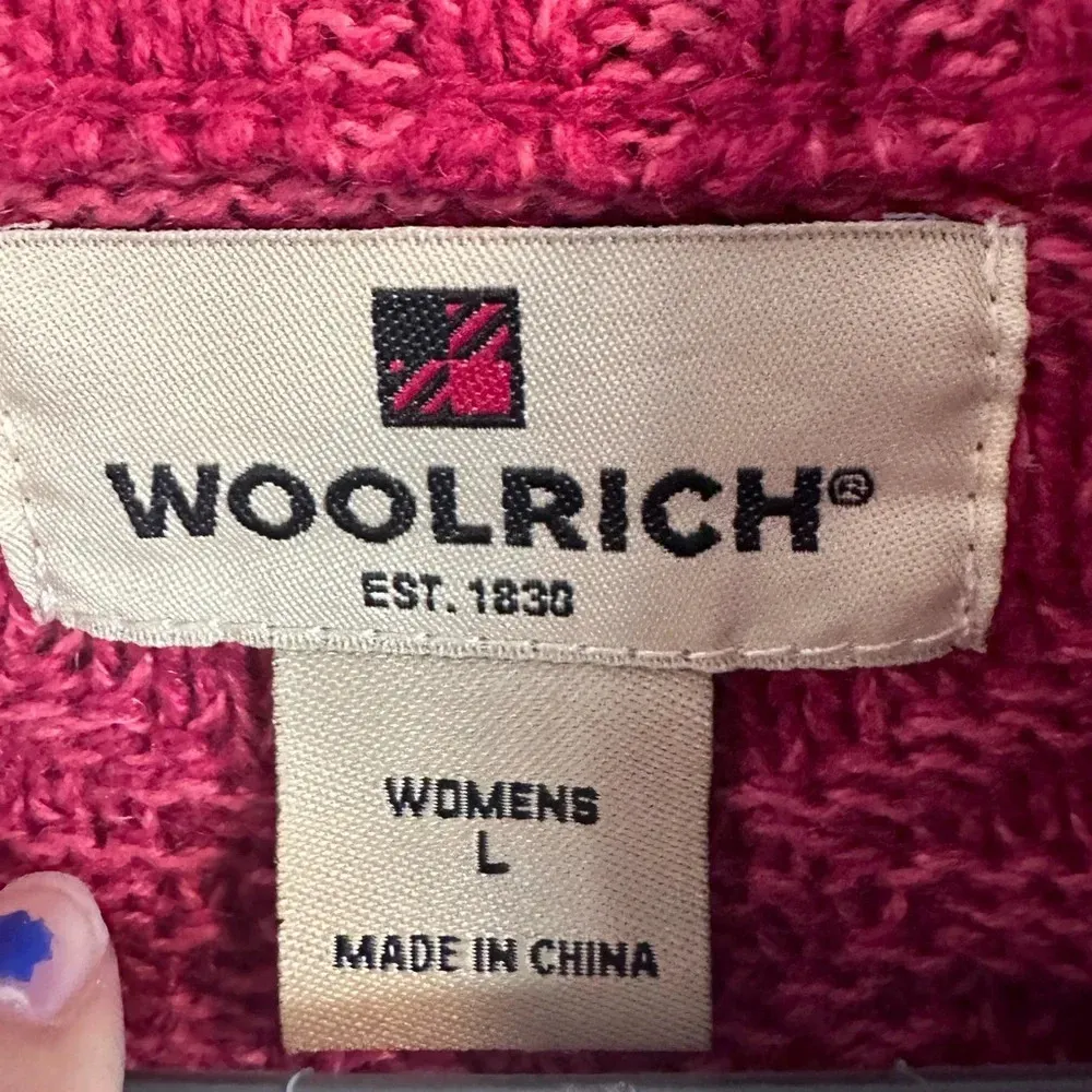 Red Snowflake Mockneck Sweater - Image 2