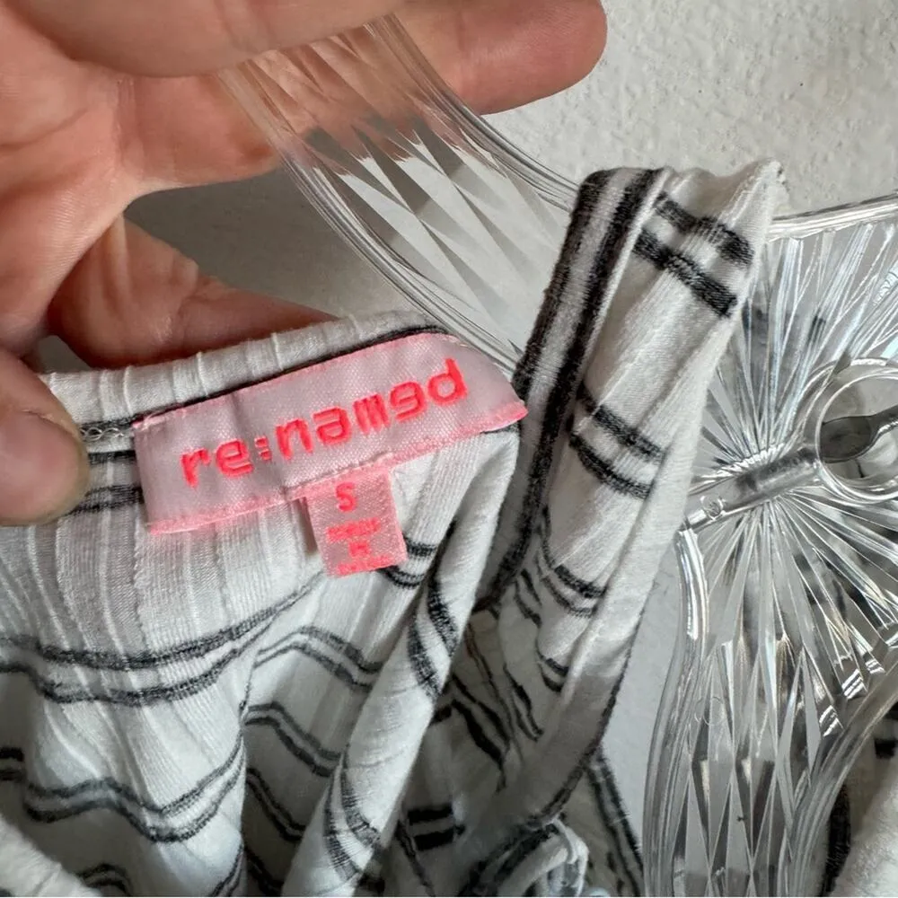 Re:named Striped Halter Bodysuit‎ Size: S - Image 4