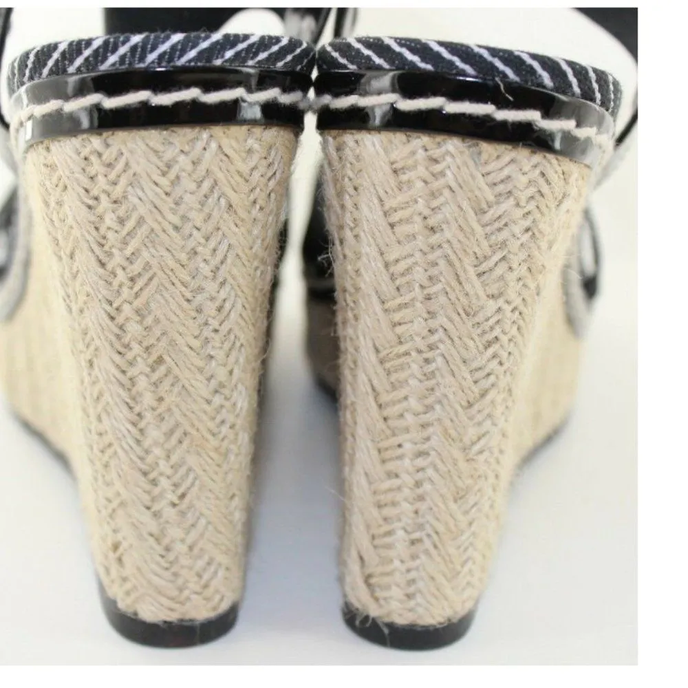 Charles David Pristine Black Espadrille Wedge - Image 5