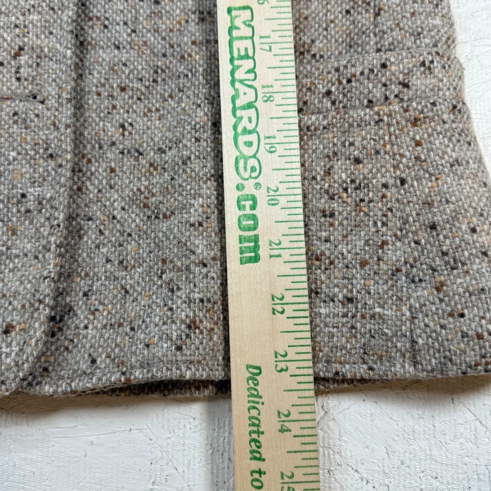 John Meyer Neutral Tweed Skirt Suit Set - Image 9