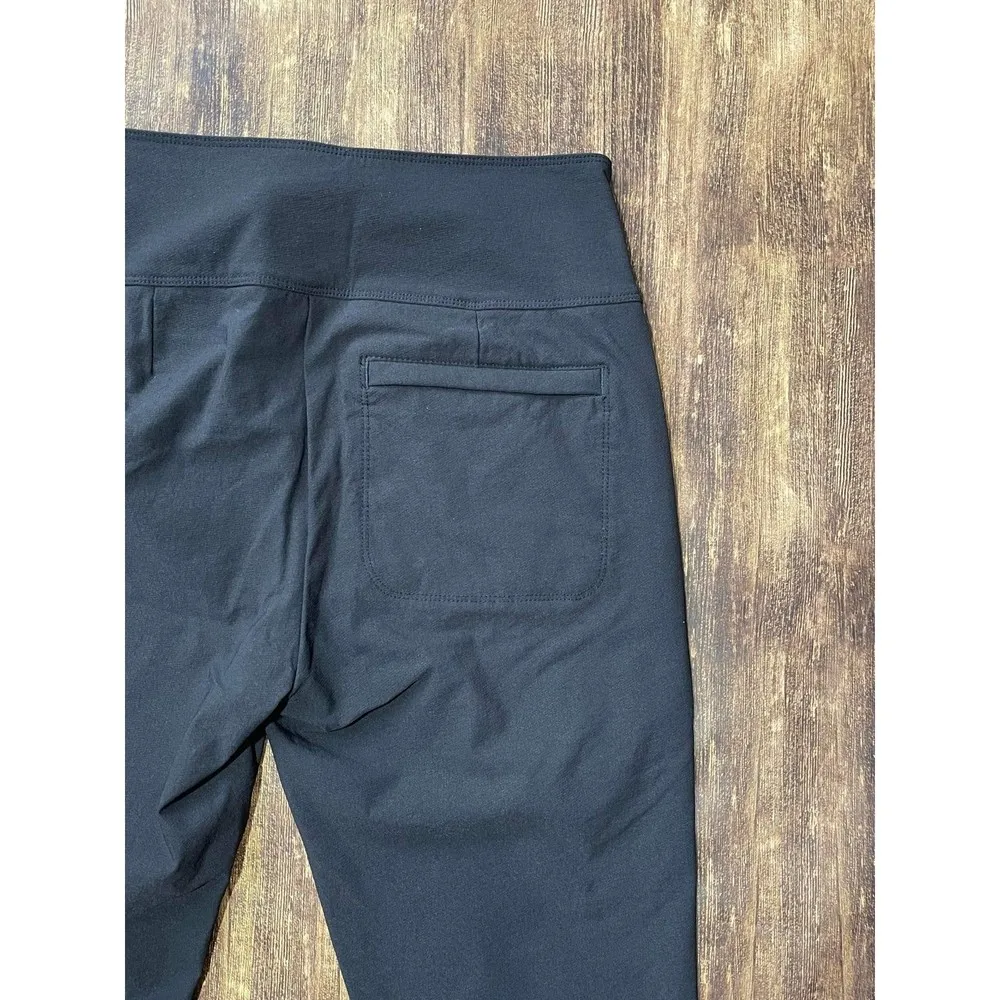Athleta Wander Slim Ankle Pants Size 6 Black Travel Commute Work High Rise - Image 5