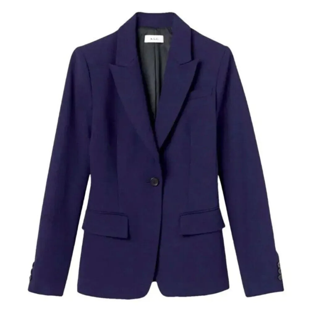 A.L.C. NWT Edie Jacket In French Navy - size 0 ($595) - Image 3
