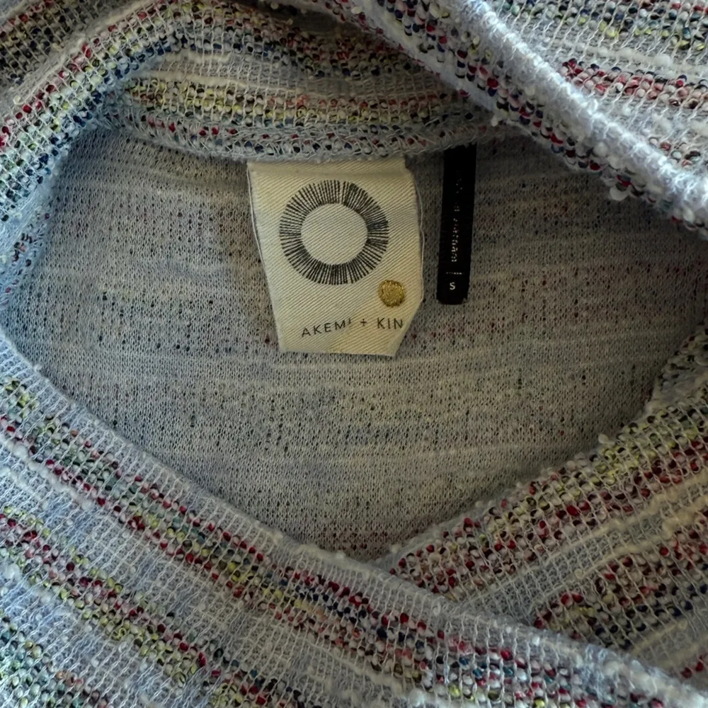 Anthropologie Akemi + Kin Sleeveless Striped Cowl Neck Shift Dress Size Small - Image 8