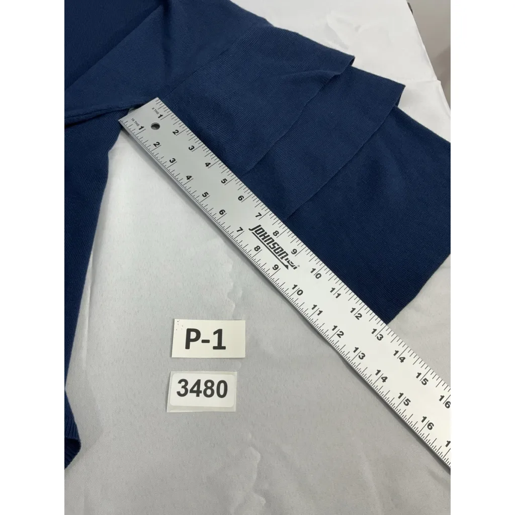 Womans Time N Tru XXL (20) Navy Pullover 3/4 Bell Ruffled Sleeve Sweater - Image 7