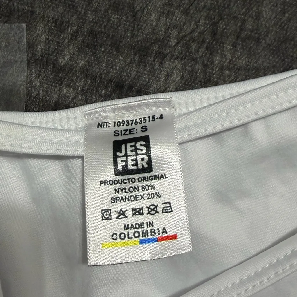 JESFER Women’s Activewear Set Leopard Shorts & Sports Bra Size S NWT(A230) Black - Image 5