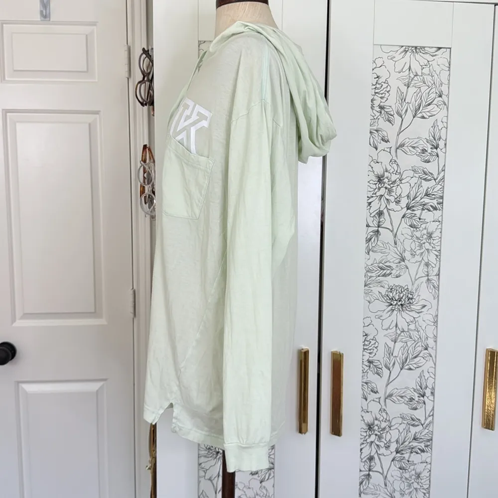 VS pink seafoam green cotton hoodie - Image 9