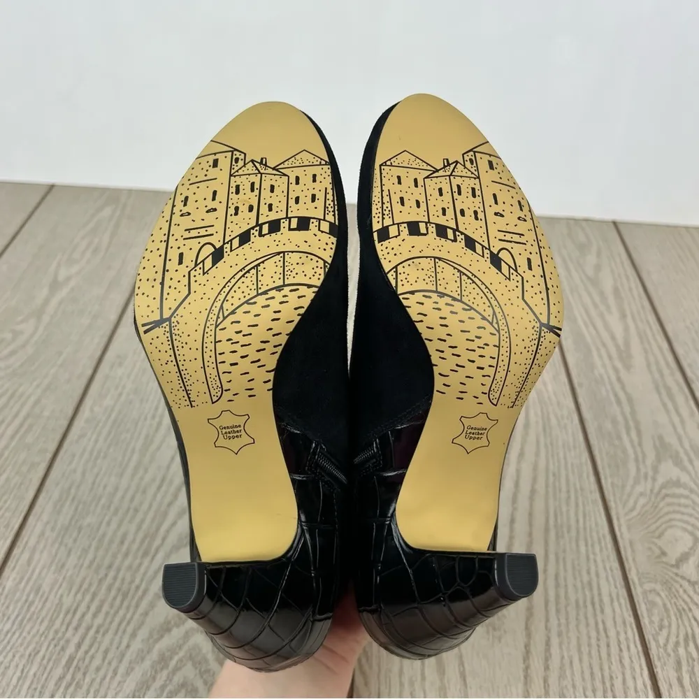 Bella Vita Women's Brennan Dress Booties 10M Black Kid Suede Leather $115 - Image 9