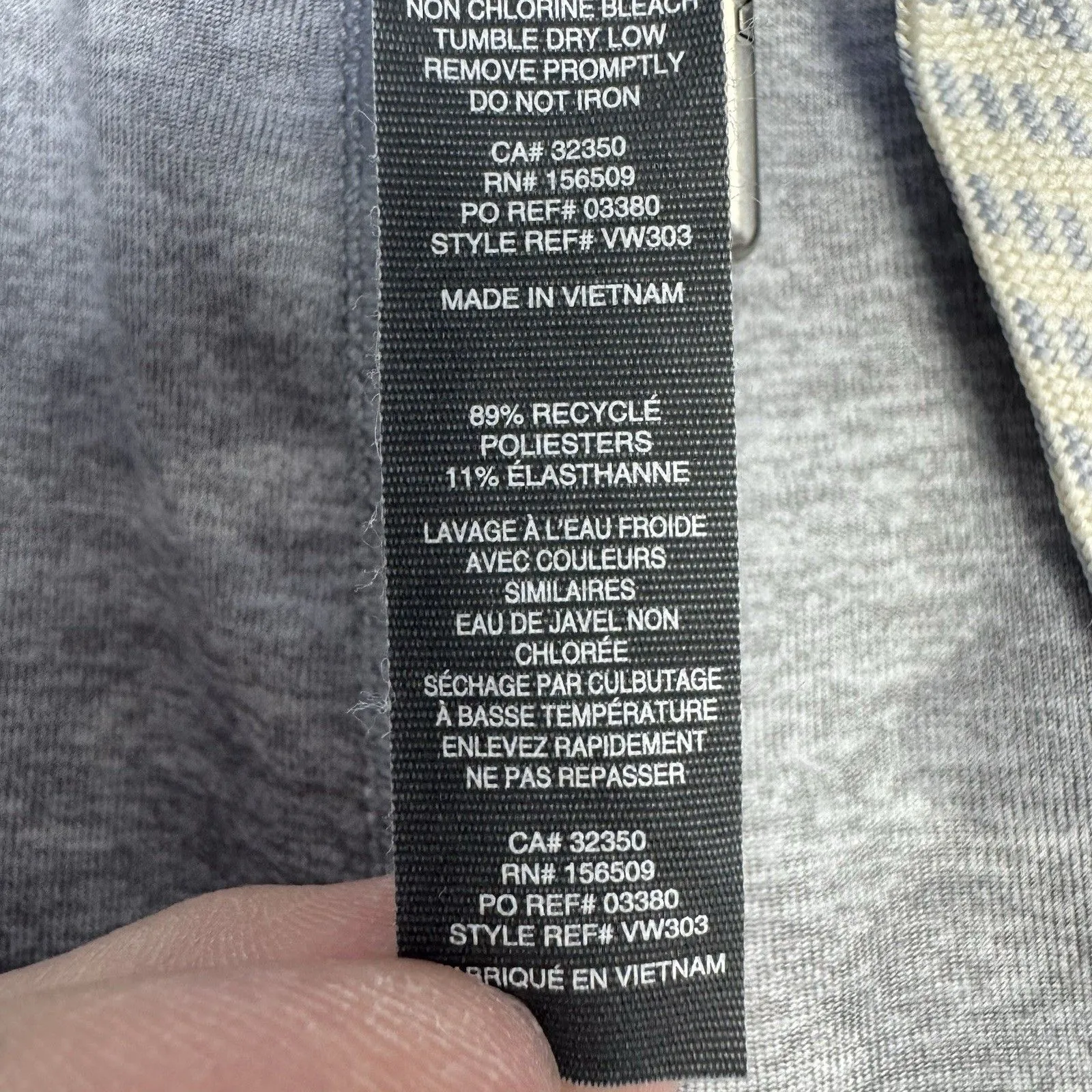 Vuori  Performance Jogger Womens Size Small Gray Camo Yoga Drawstring VW303 - Image 7