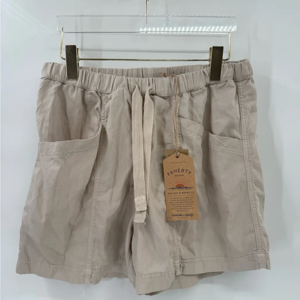 Faherty Topanga Drape Short - Wheaten size medium NWT - Image 6