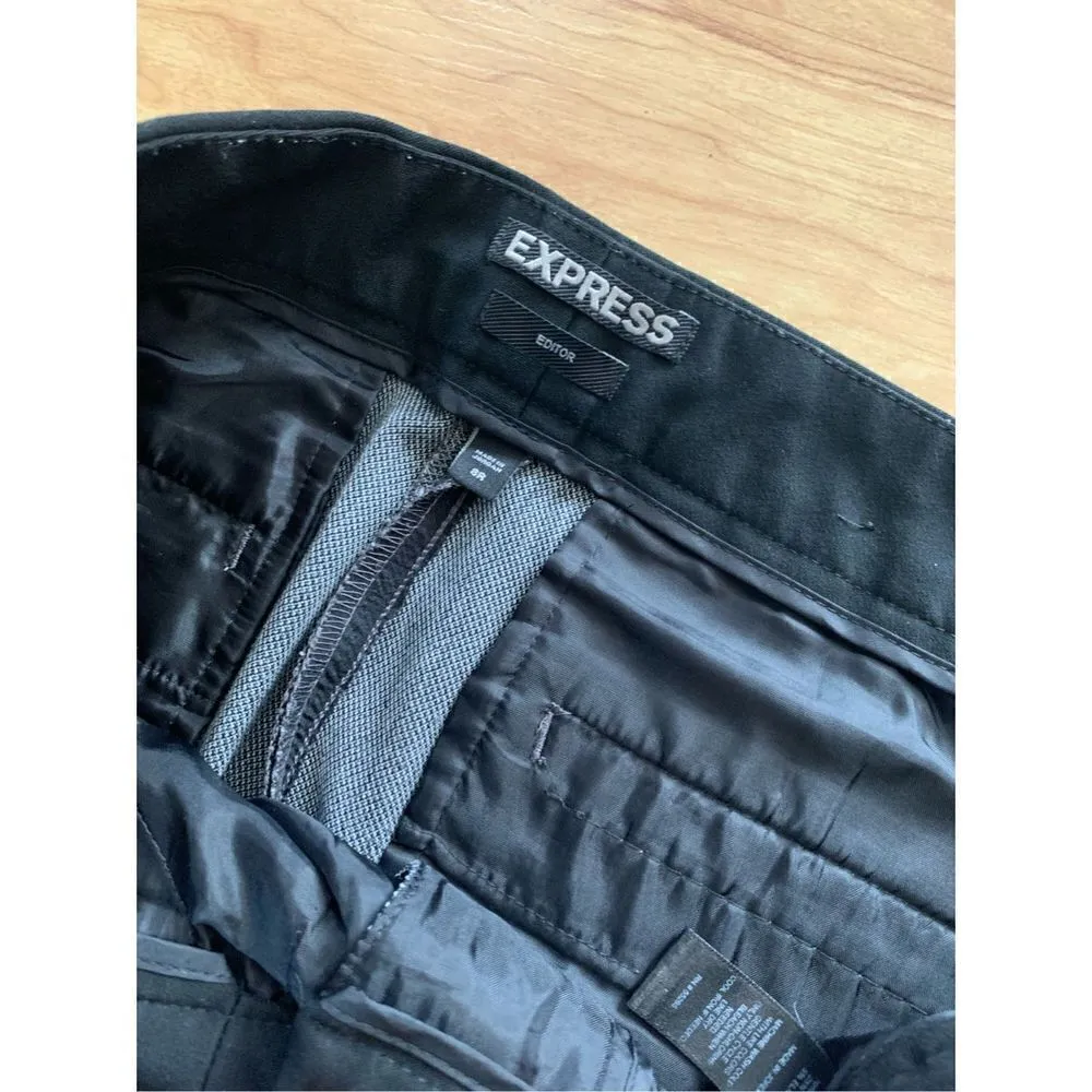 Express editors dresspants size 8r gray stretchy - Image 3