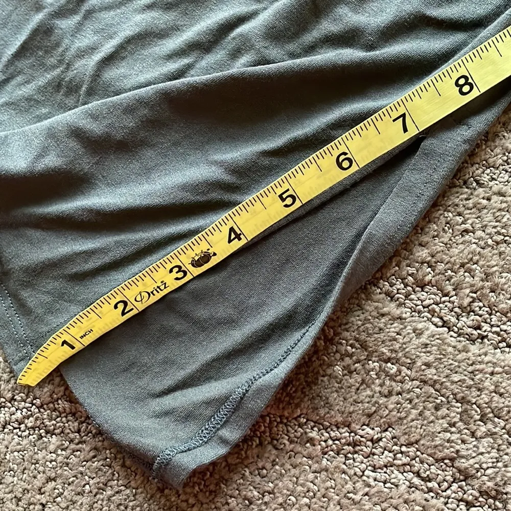 Eileen Fisher pretty green comfy jersey tshirt dress - Image 9