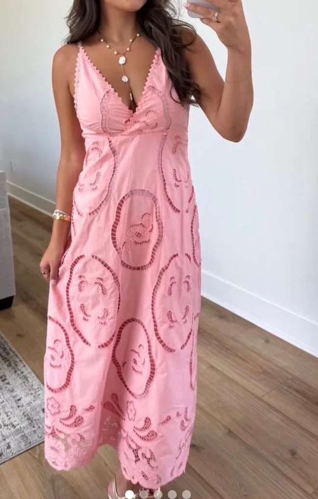 chinese dress ladies Elysium Pink Maxi Dress - US 2 main image 1