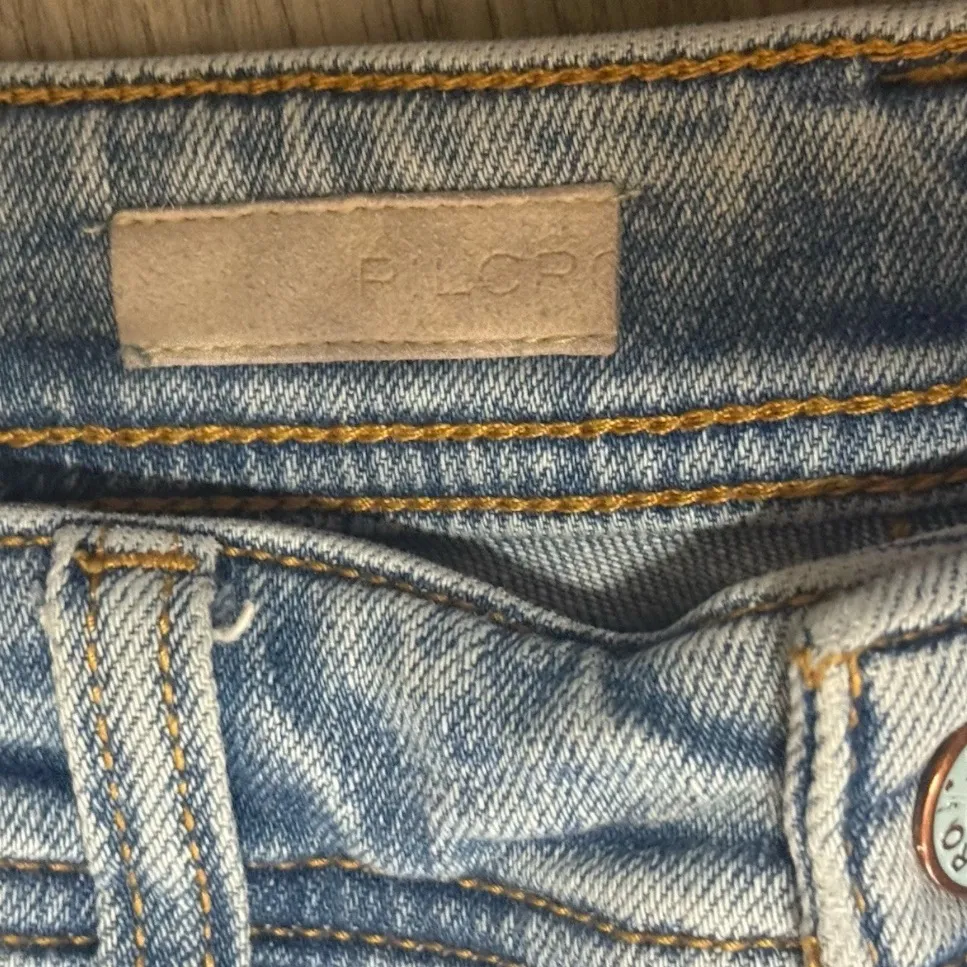 Anthropologie Pilcro Embroidered Women’s Jeans Skinny Size 26 - Image 7