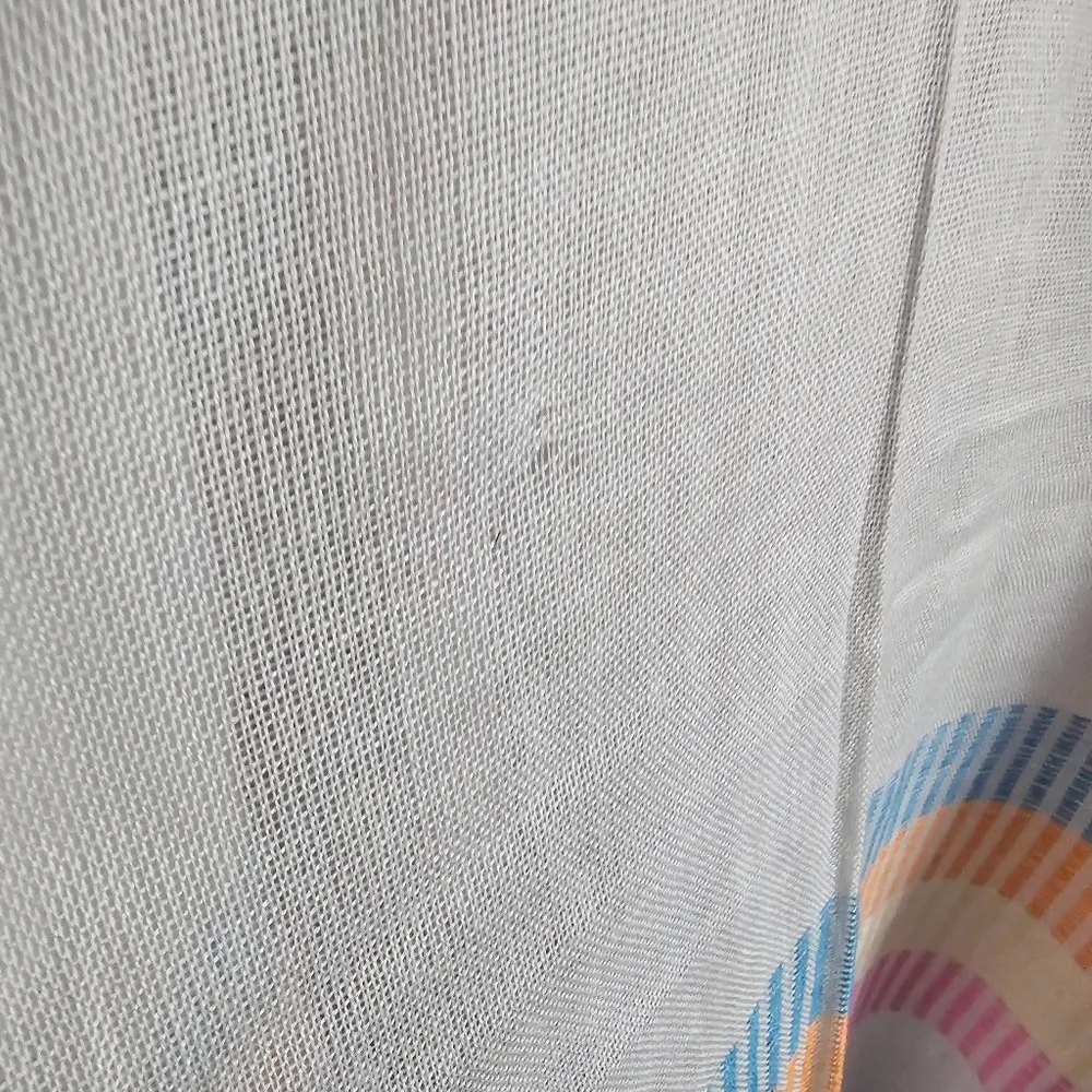 Striped Fringed Coverup Kimono - Image 5