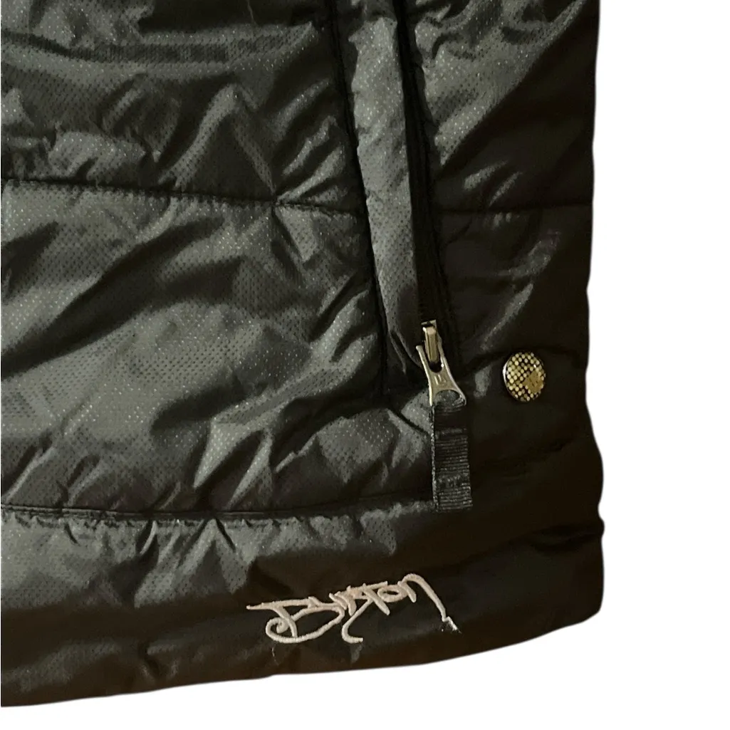 Burton Rancher Puffy Snowboarding Vest Women’s X Large Black Insulated - Image 2