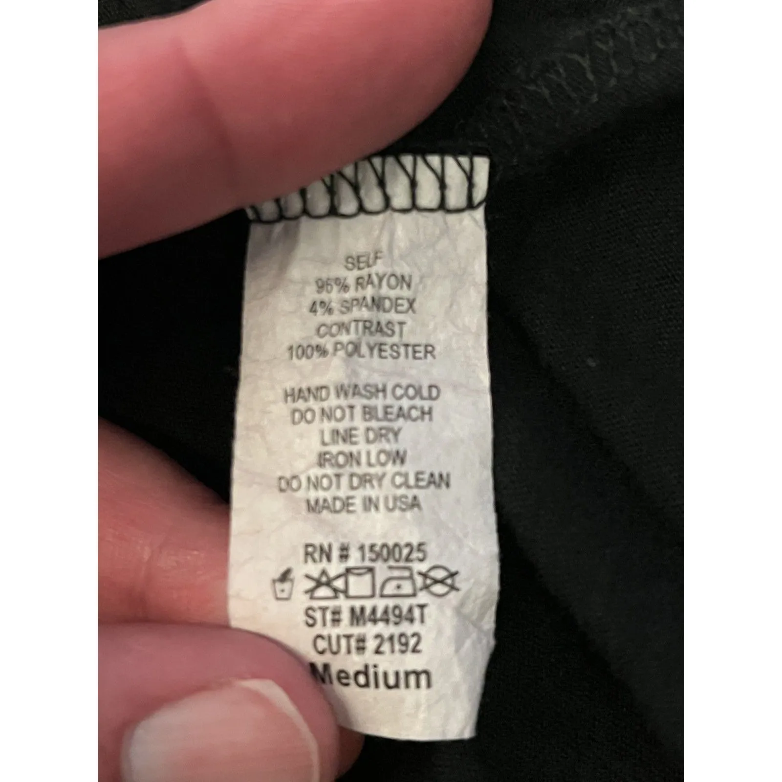 Emory Park Shirt Womens Medium Black Mesh Rose Patch Dark Angel Graphic Goth - Image 9