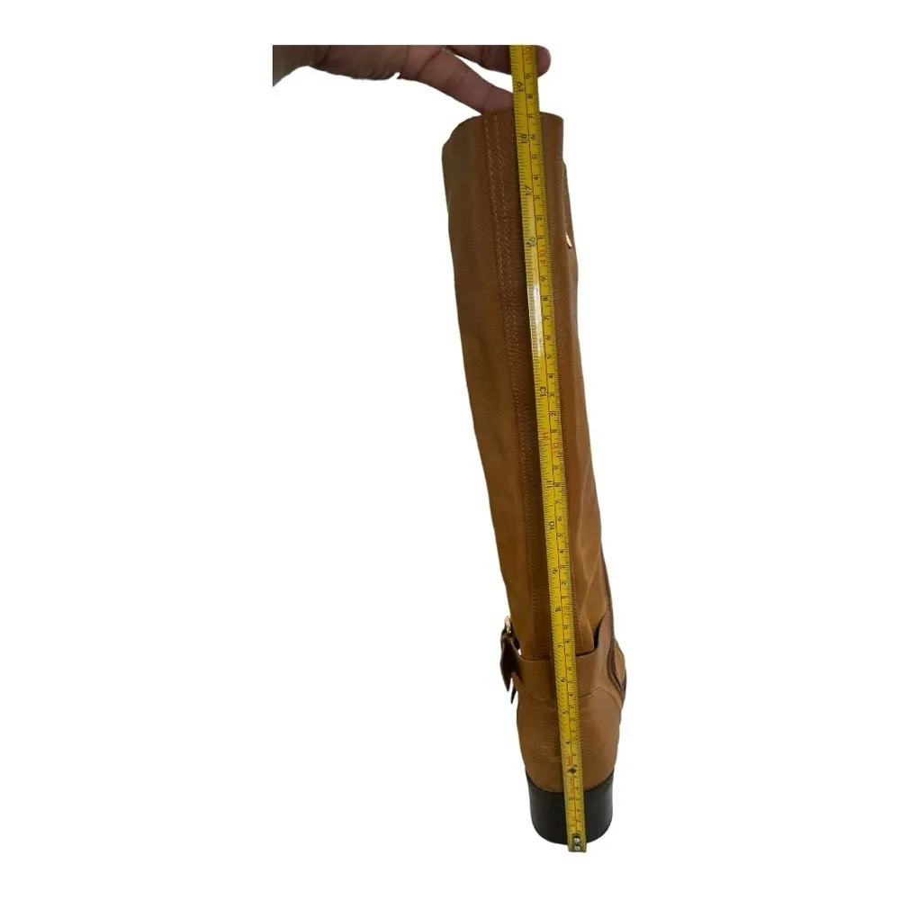 BCBG Marisol Cognac
Stardust Leather Tall Boots -
Size 11B - Image 11