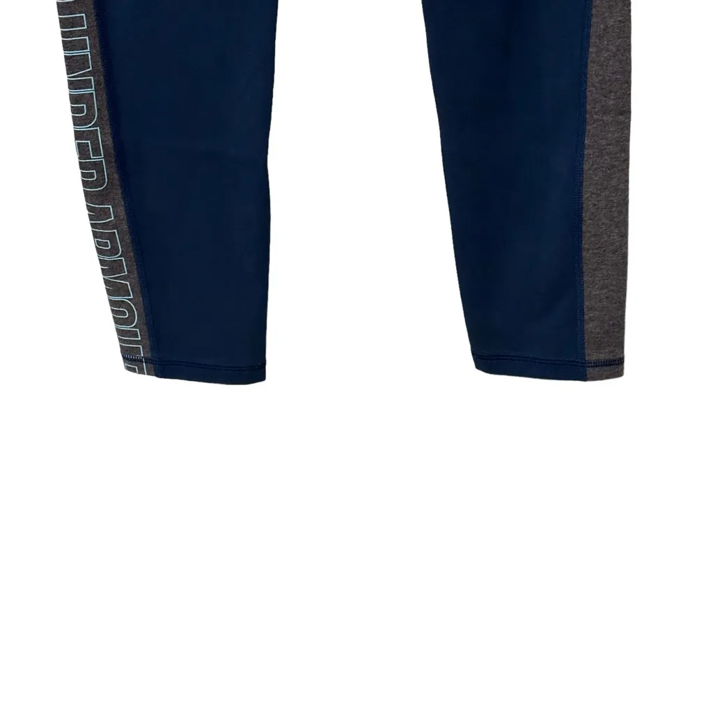 Under Armour Womens Teal Spandex‎ Leggings Compression Size SM - Image 2