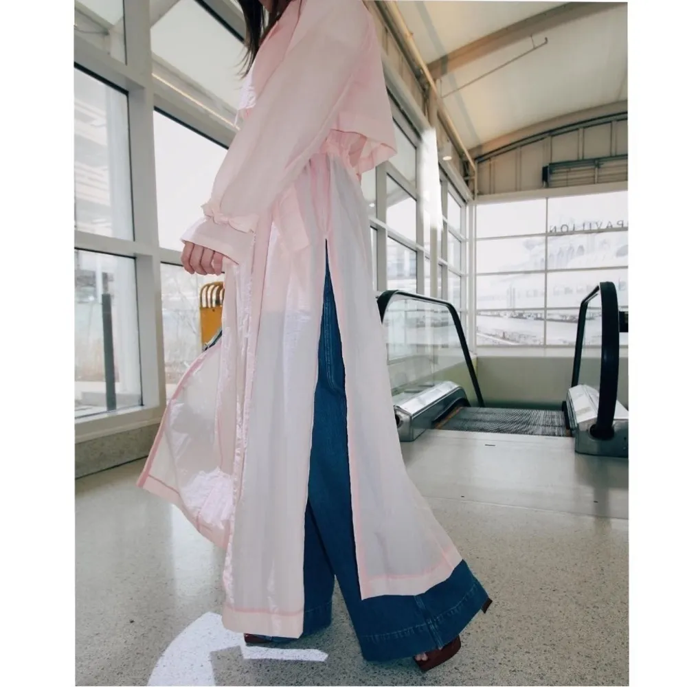 NEW Derek Lam 10 Crosby Lexis Trench Coat Pink Dogwood - Image 6