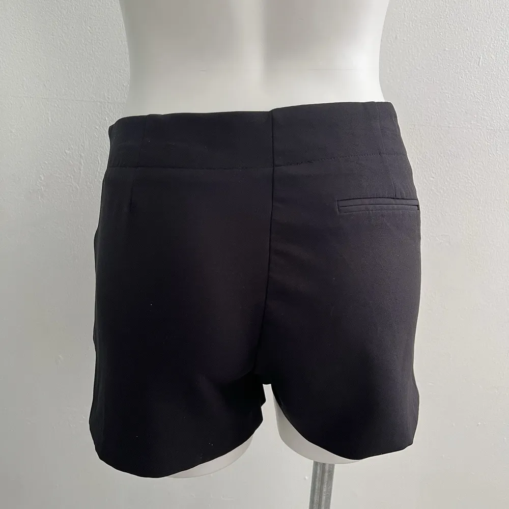Zara Mini Skort Skirt Black Pearl Accents Size Small High Rise Womens - Image 8