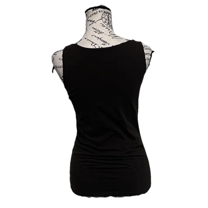 Ann Taylor Chocolate Brown Seamless Cami Tank Top Women’s Small Cotton Basic - Image 4