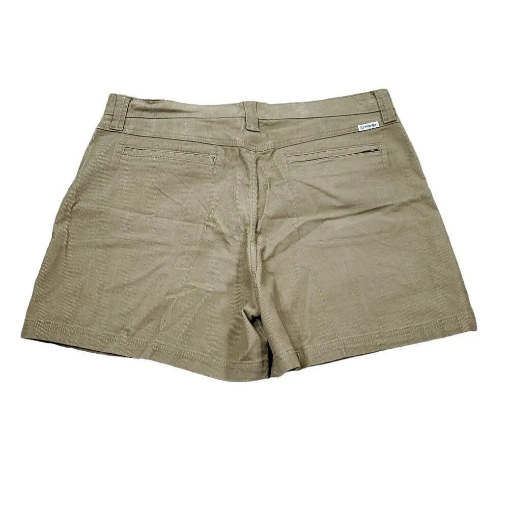Wrangler All Terrain Gear ATG Corduroy Hike Shorts Mid Rise Regular Fit Size 18 - Image 2