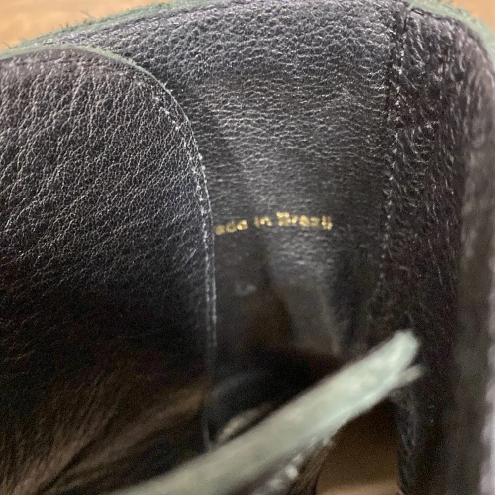 Loeffler Randall size 5 1/2 black leather boots - Image 11