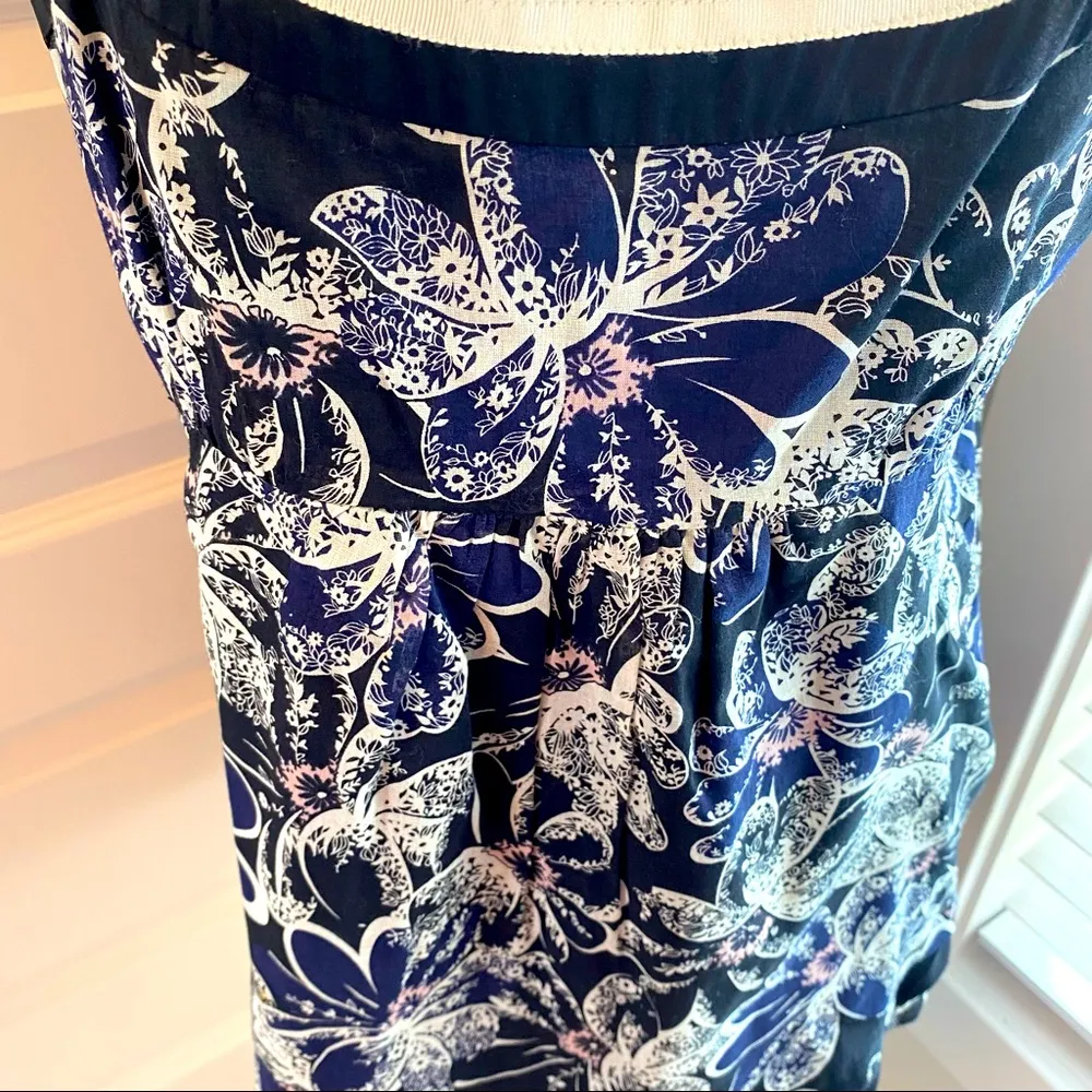 Marc by Marc Jacobs|| Black floral baby doll top - Image 4