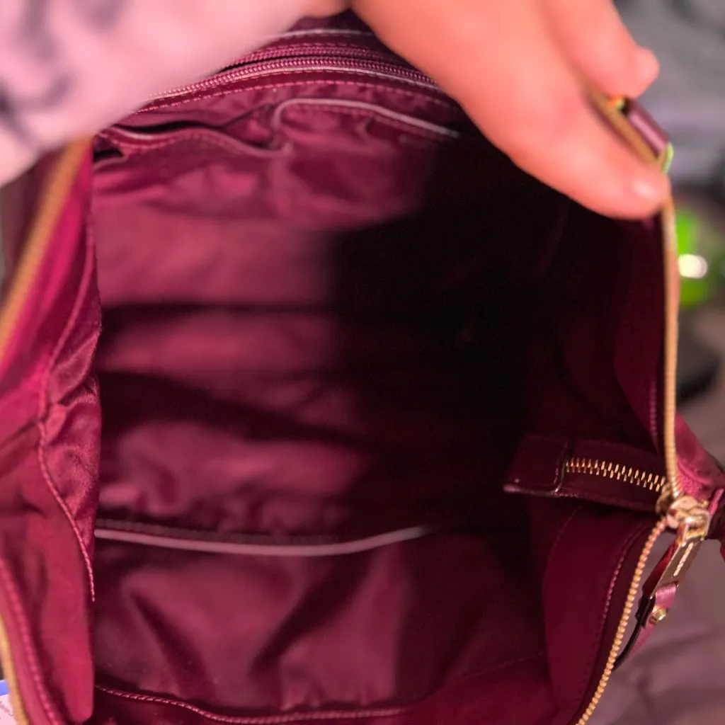 Michael Kors burgundy Ariana large Tote Bag - Image 6