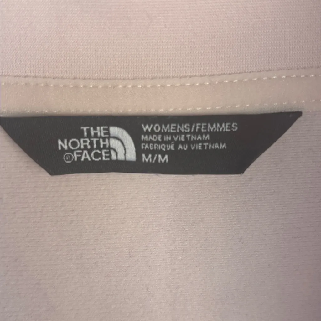 The North Face Blush Pink Full-Zip Jacket - Image 2
