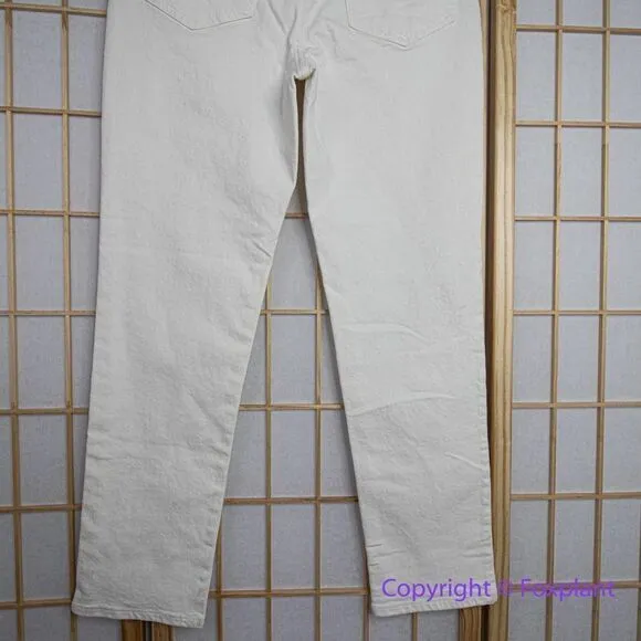 NEW Madewell The High-Rise Perfect Vintage‎ Jean in Tile White, 28 - Image 11