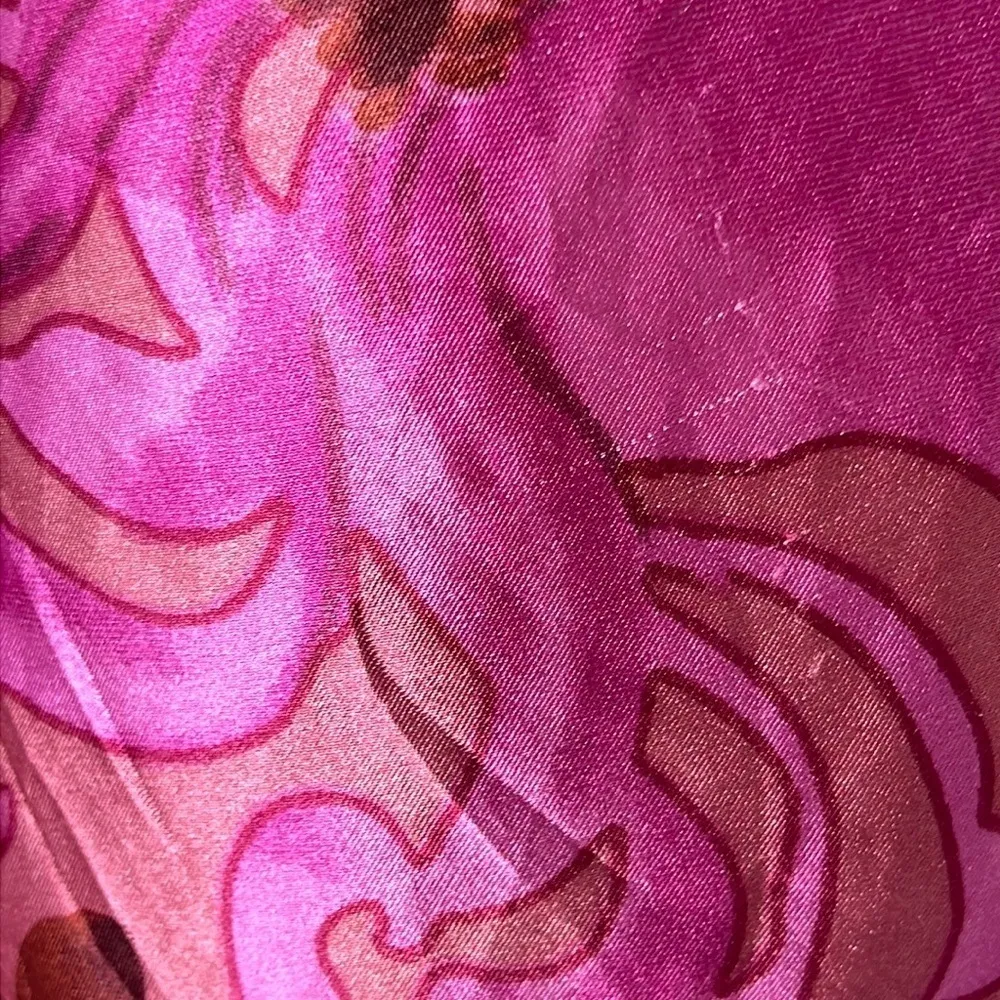 Vintage Charlotte Russe Satin Floral Dress - Image 8