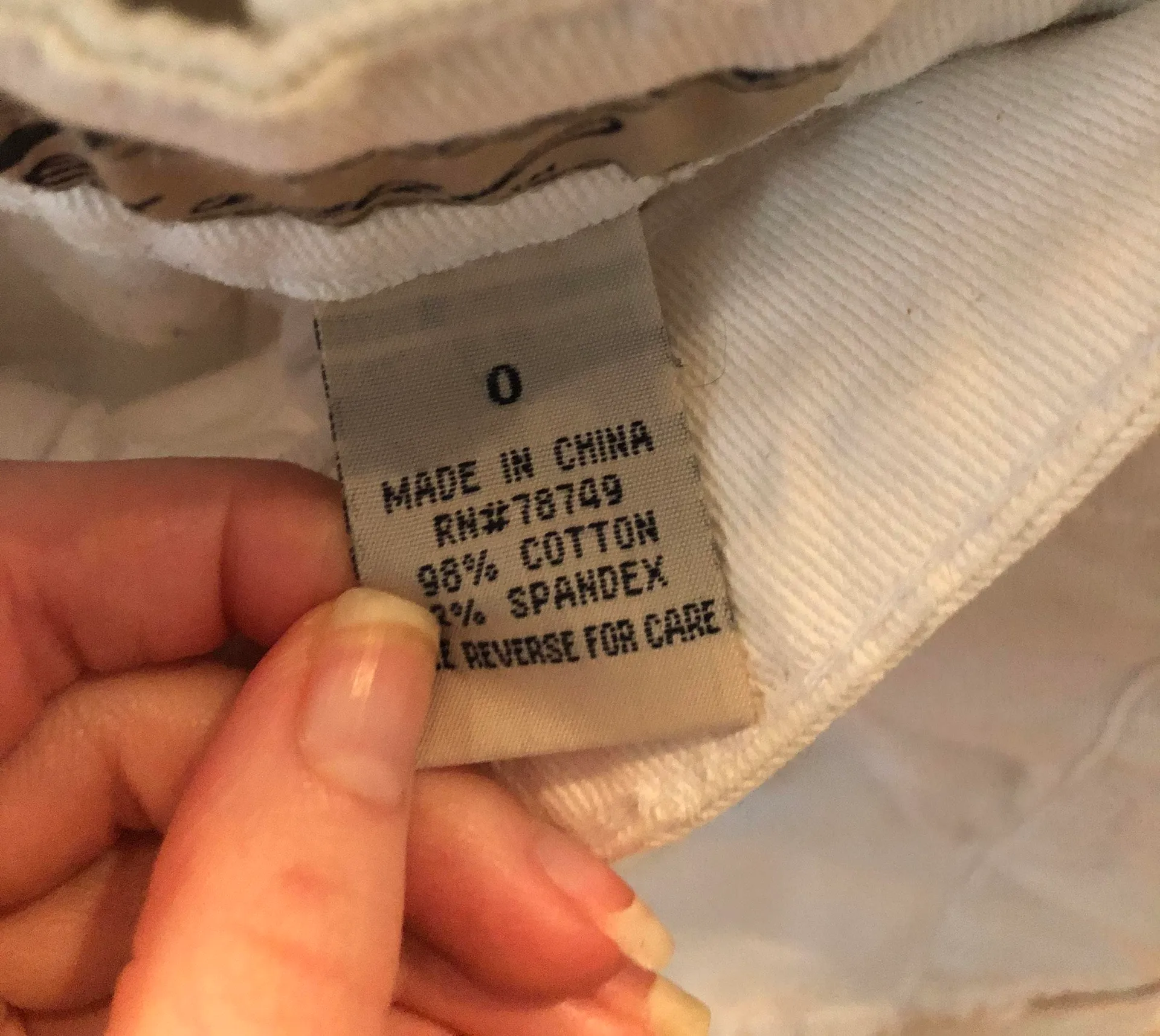 White Jean Shorts - Image 4