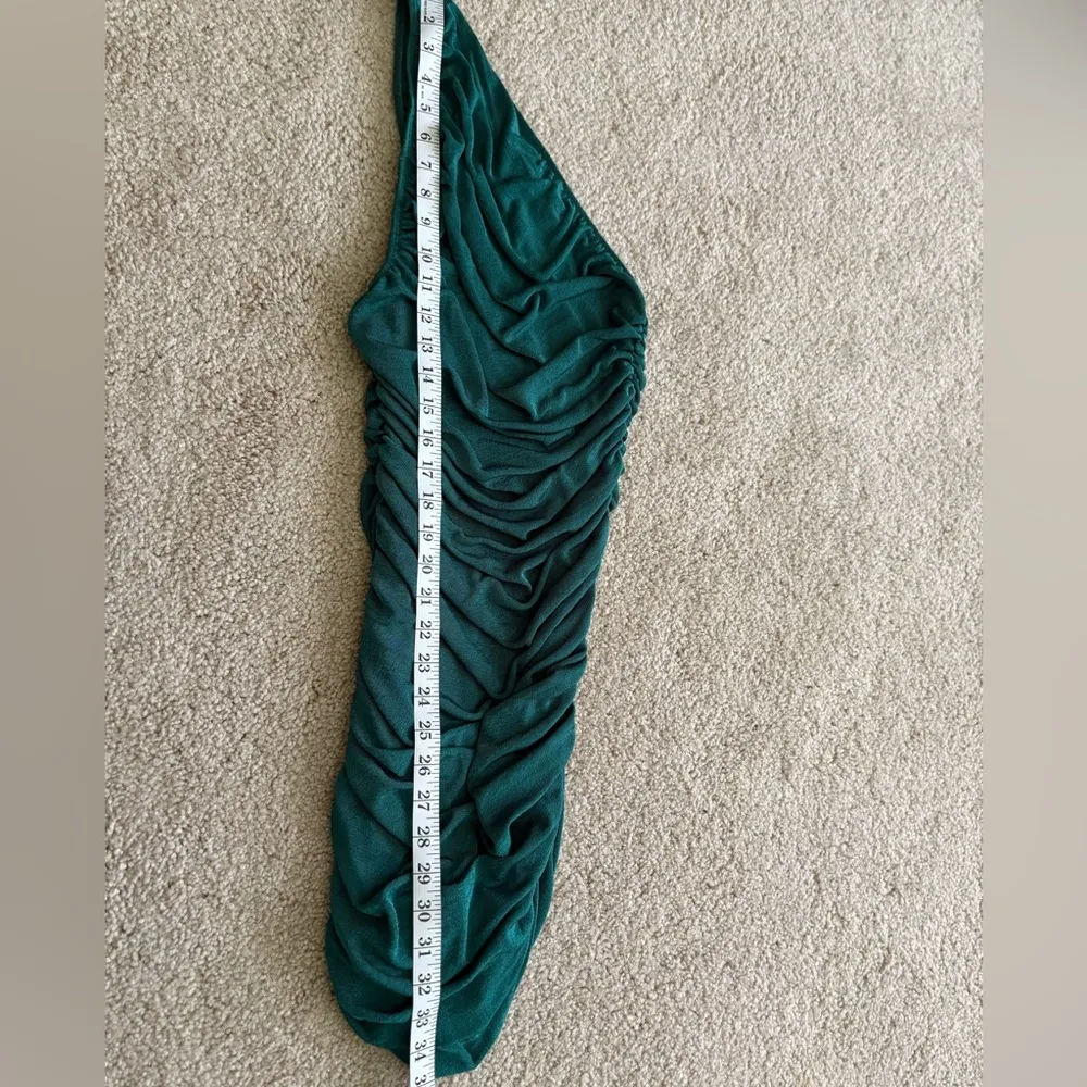 Lioness princess Polly green asymmetrical one shoulder mini ruched dress Xxs - Image 15