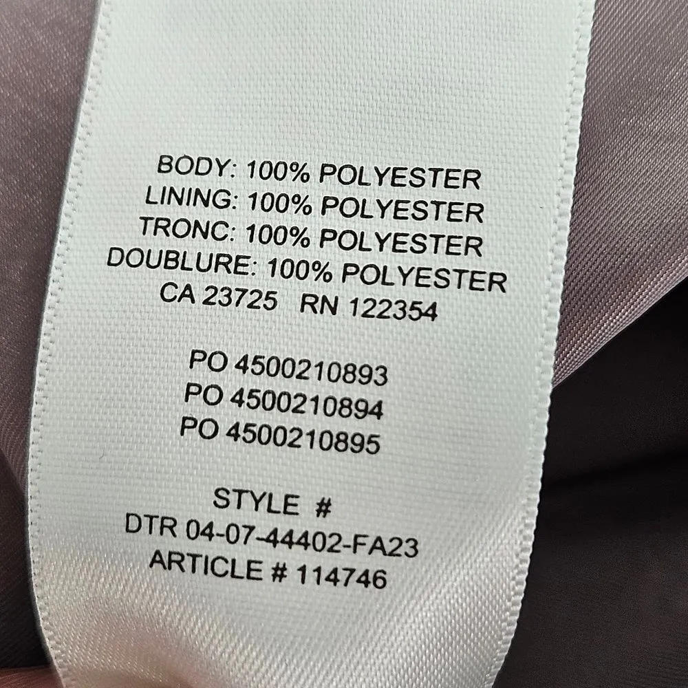 Wilfred Size 10 beige mini skirt with flap pockets - Image 9