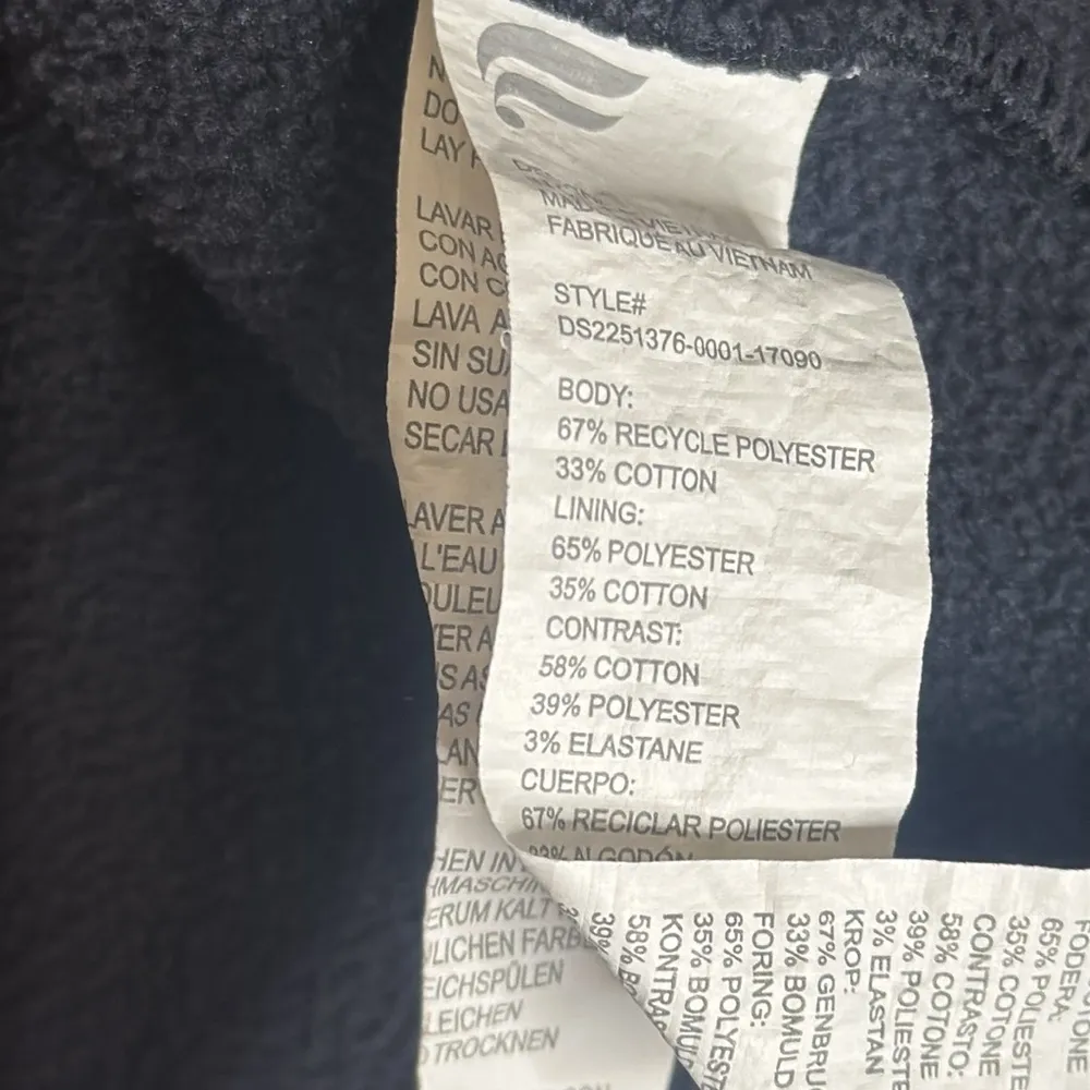 Fabletics ladies Black Textured Hoodie pullover sweater size 4X oversized - Image 5