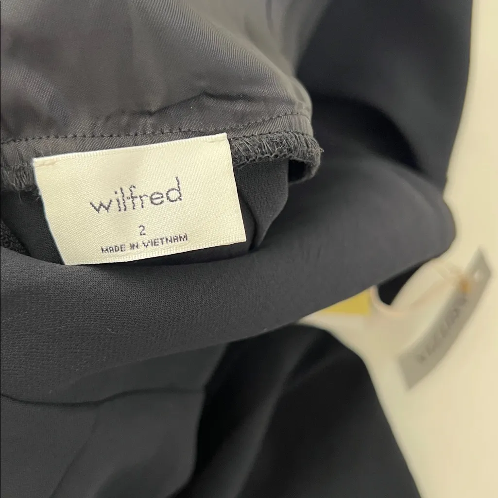 NWT ARTIZIA X WILFRED LOVETT BLACK LOW BACK JUMPSUIT SIZE 2 $148 - Image 9