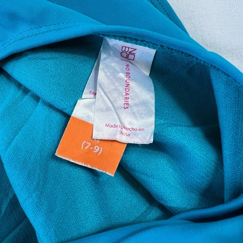 No Boundaries Medium Blue Beachaholic One Piece Swimsuit - Image 2