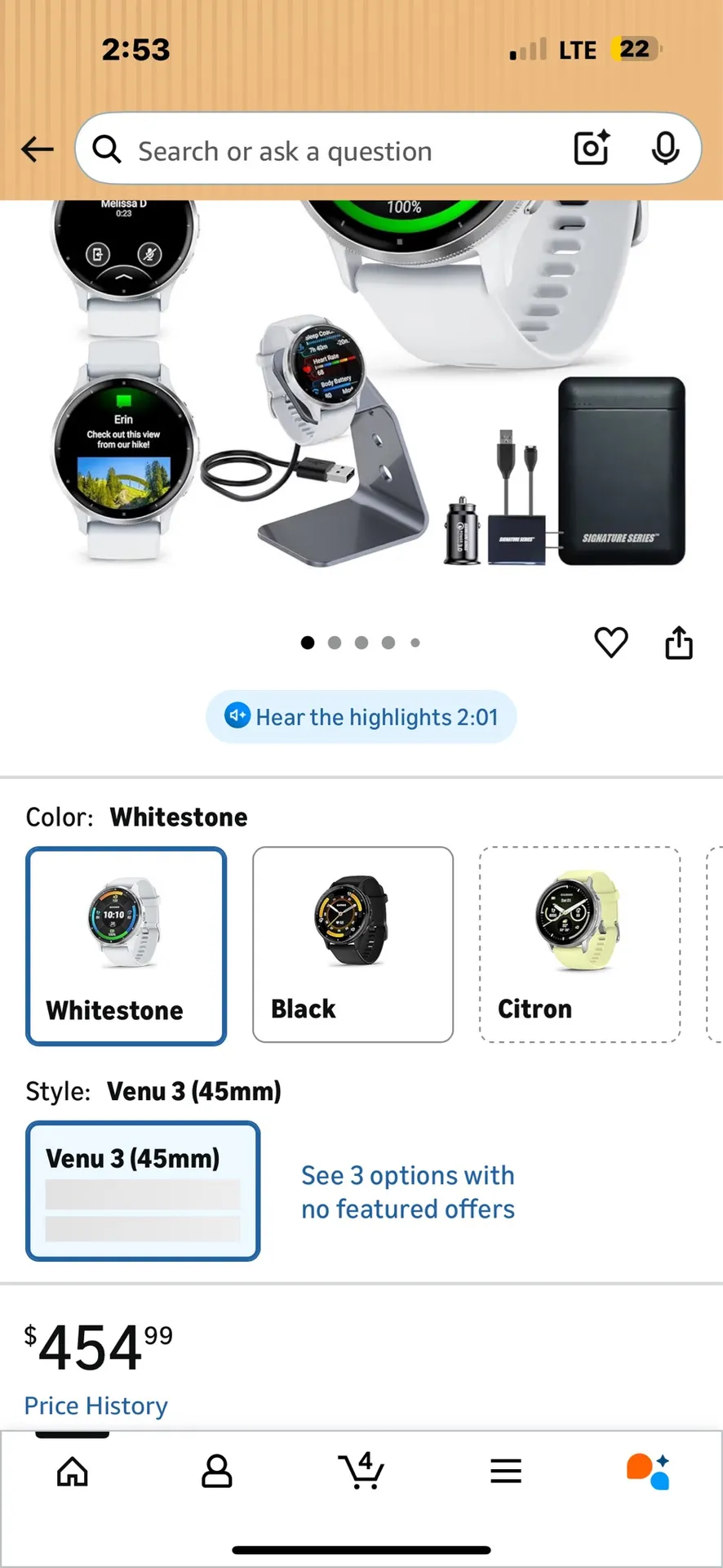 Garmin Venu 3 Watch Multiple - Image 3