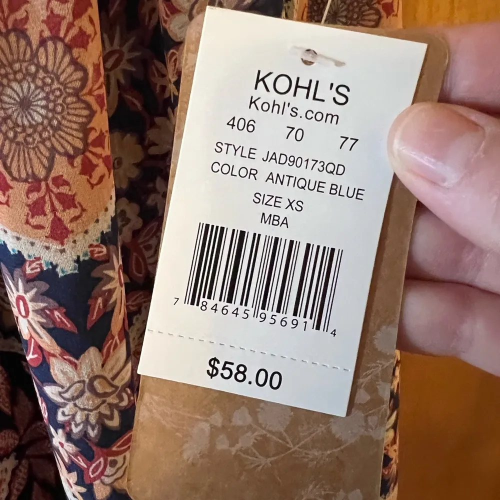 Mason & Belle Dress Peasant Boho Cottagecore Prairie NWT Kohls Size XS - Image 7