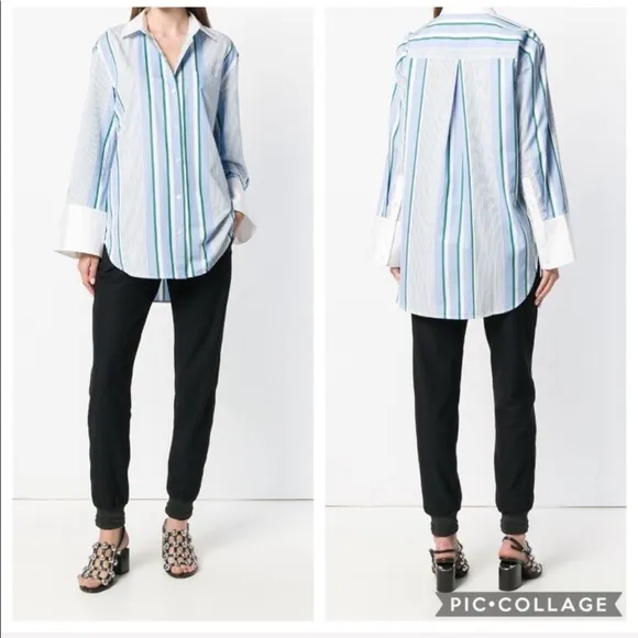 COPY - Equipment Clarke Stripe Shirt - Image 2