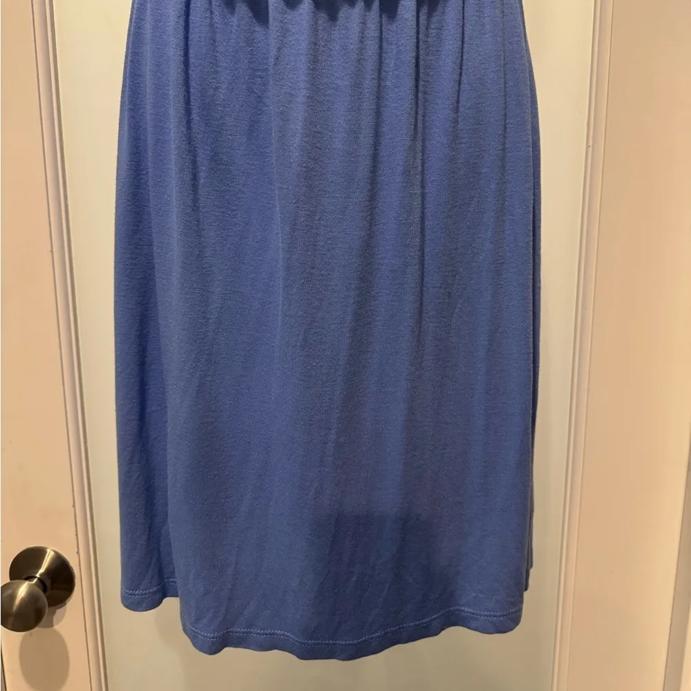 Old Navy Elegant Blue Spaghetti Strap Dress Size M Summer Boho Sundress Picnic Size M - Image 3