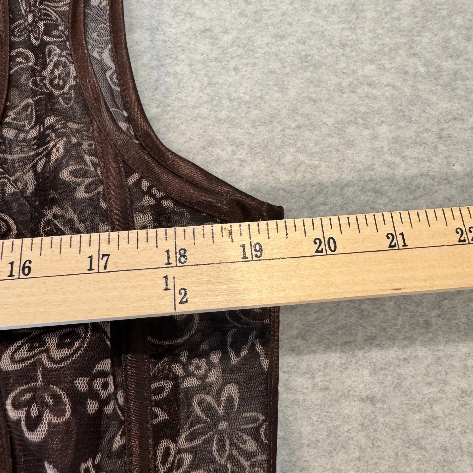 Y2K Sandra Darren Forest Fairy Dress Womens 12 Brown Paisley Ribbon‎ Belt Lined - Image 12