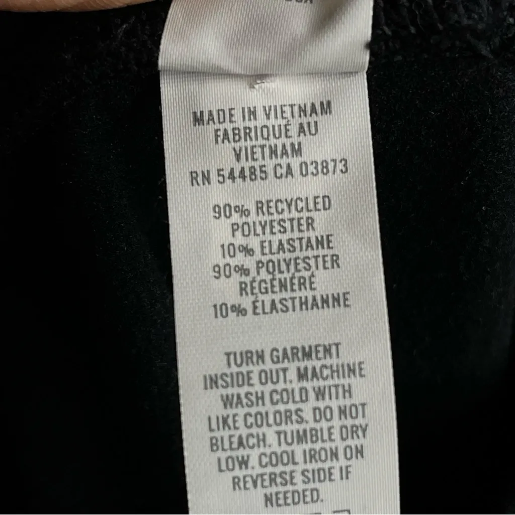 Aerie OFFLINE Hi-Rise Black Warmup Fleece Leggings - small - Image 8