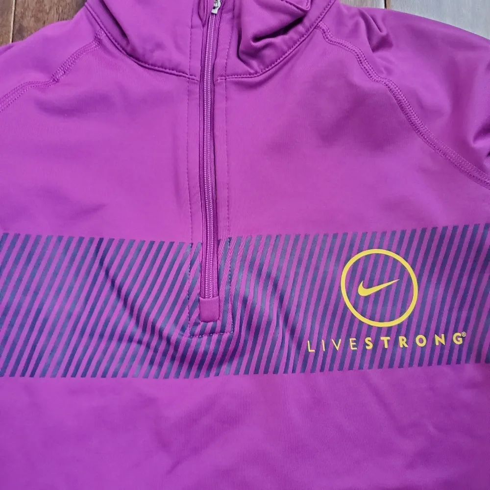 Compression Nike pro combat purple quatter zip size extra small by live strong - Image 3