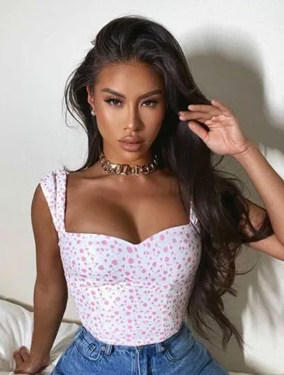 Pink Floral Top - Image 3